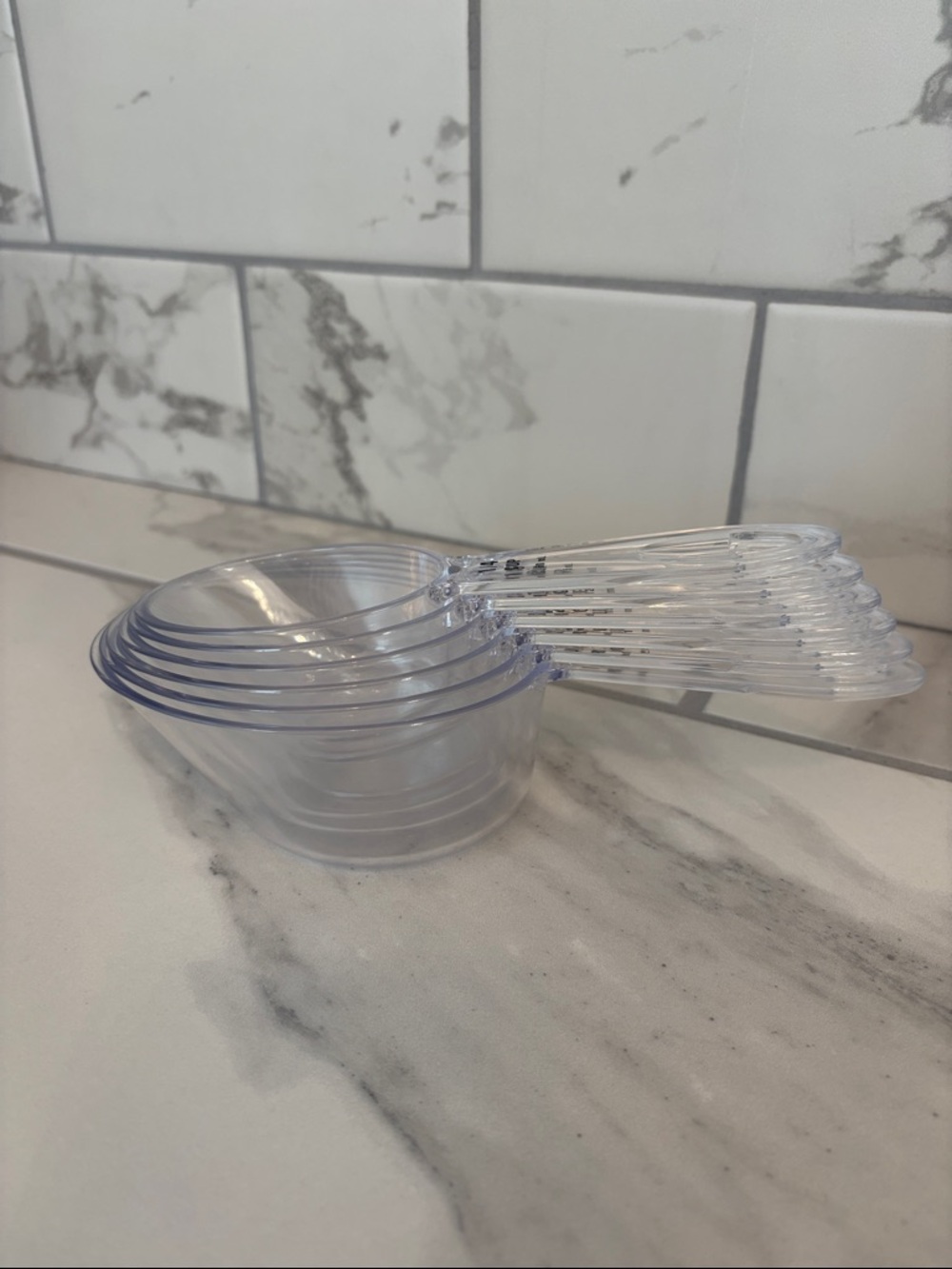 Pampered Chef Measuring Cup Set - Set of 6 Nesting Cups